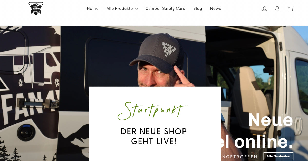 Neue Shop-Seite
