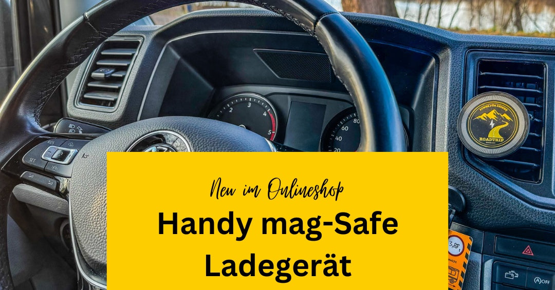 NEU! F4V Mag-Safe KFZ-Ladegerät: Dein Handy sicher und schnell im Camper aufladen