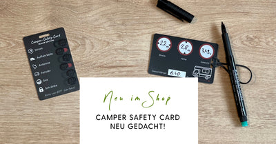 Die neue Camper Safety Card mit Messangaben zum Camnper