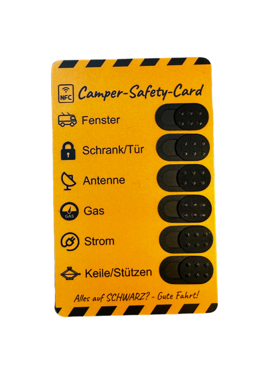 Camper Safety Card (NFC)