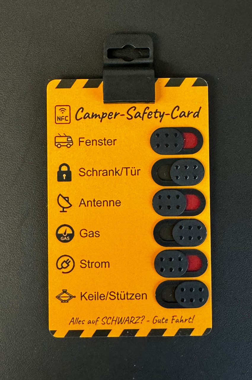 Camper Safety Card (NFC)