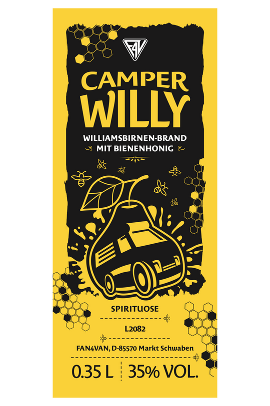 CAMPER WILLY - Williamsbirne 35 % vol. / 0,35 Liter