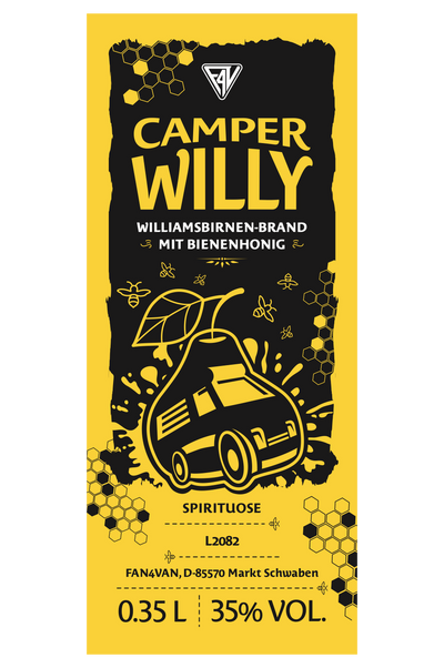 CAMPER WILLY - Williamsbirne 35 % vol. / 0,35 Liter